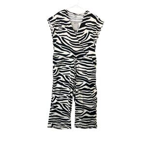Marc New York Zebra Print Romper One Piece NWT Women's Size L